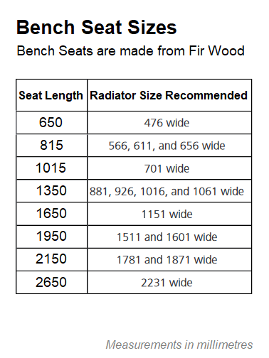 Cornel Bench Radiator 496 x 566 (12 Sections)